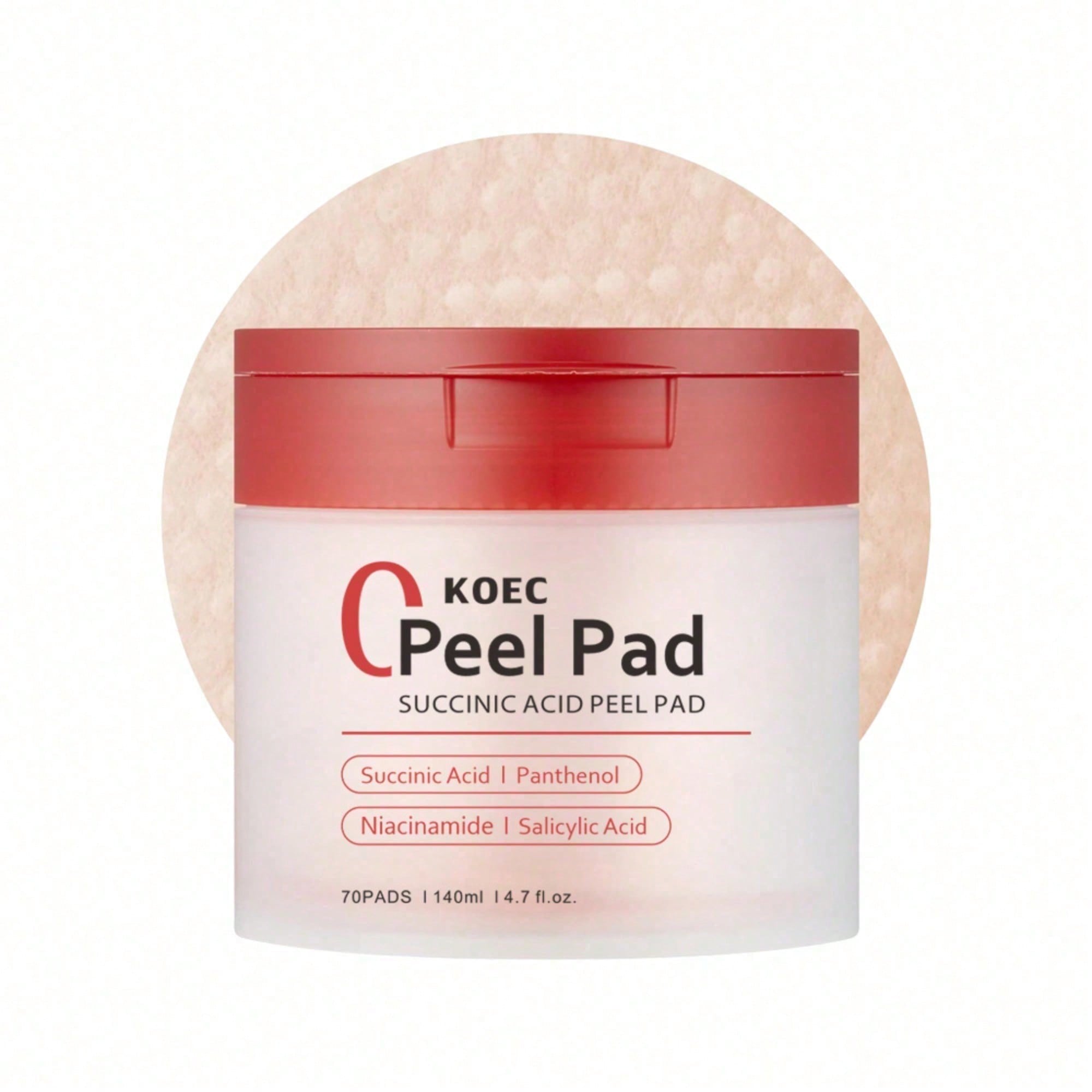 Toner Pads Red Succinic Acid P - Skincare Non Comedogenic review and price